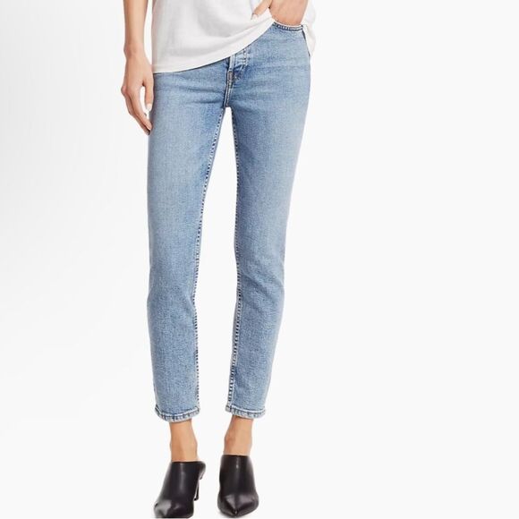 ReDone 90s High-Rise Straight-Leg Button Fly 290-3WHRAC NWT Sz 29 $285 - Picture 4 of 4